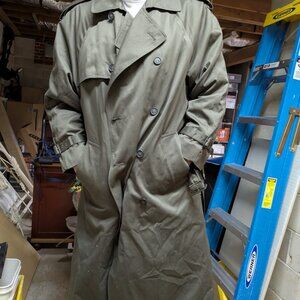 London fog long trenchcoat